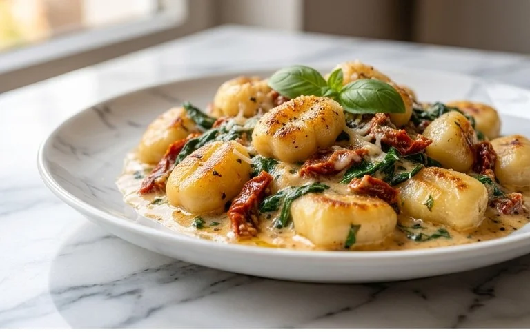 Creamy Tuscan Gnocchi