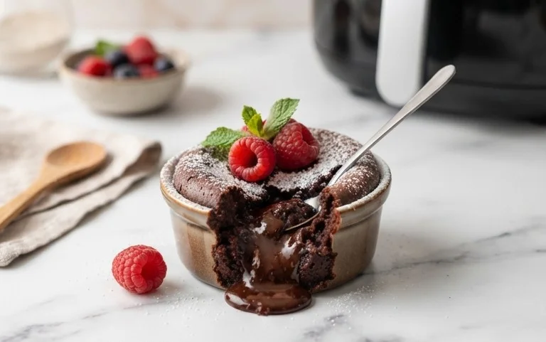 Air Fryer Lava Cake
