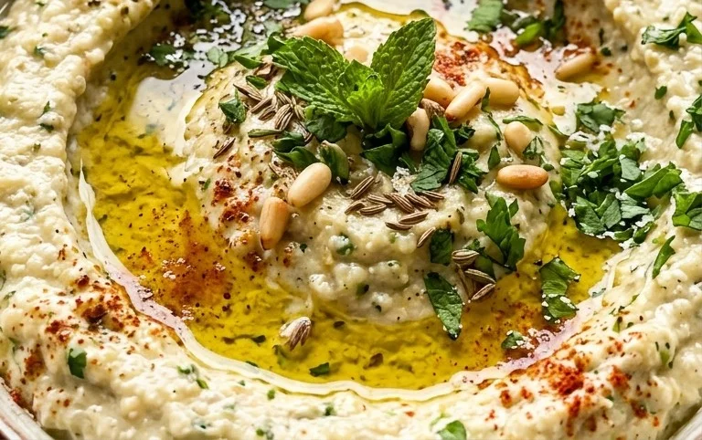 Pnon-alcoholic alestinian Zucchini Dip