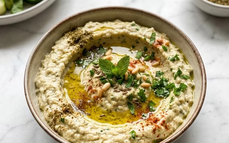 Pnon-alcoholic alestinian Zucchini Dip