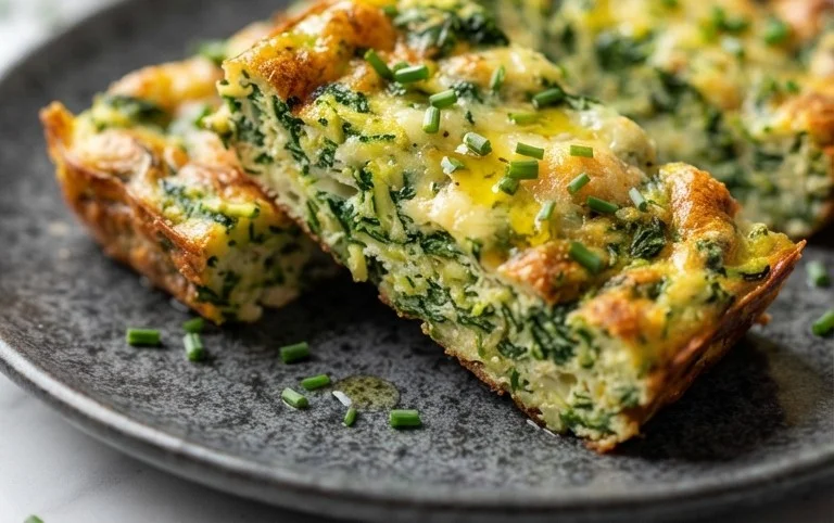Baked Spinach Zucchini Frittata Fingers {Baby-Friendly}