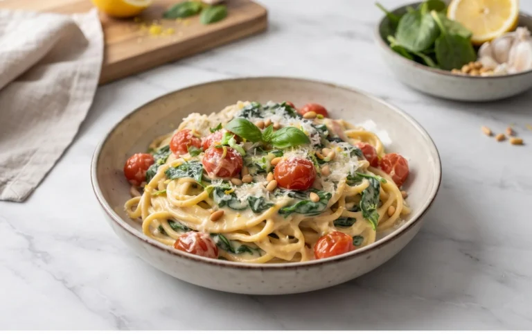 Spinach Lemon Pasta