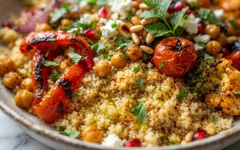 Röstgemüse Couscous für Geschmacksexplosion
