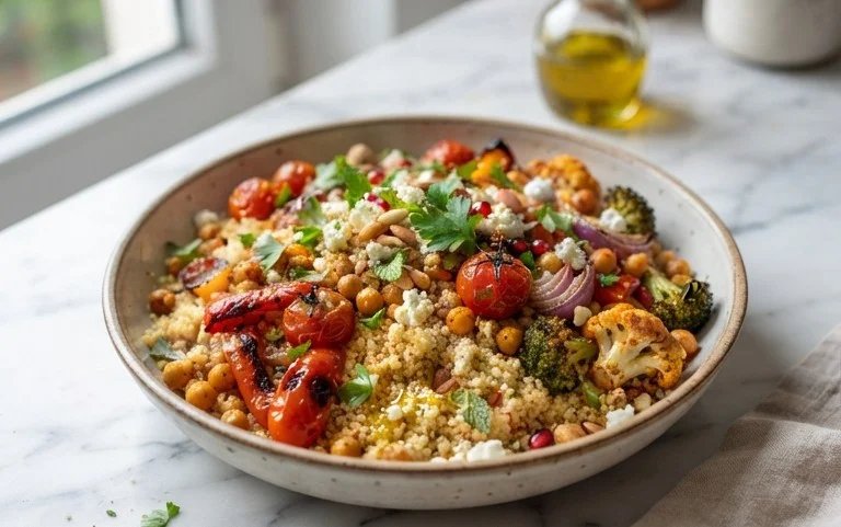 Röstgemüse Couscous für Geschmacksexplosion
