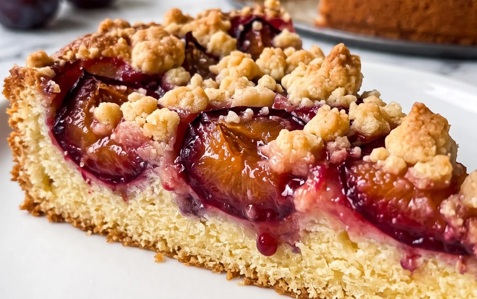 Pflaumenkuchen mit Streuseln aus der Springform Rezept