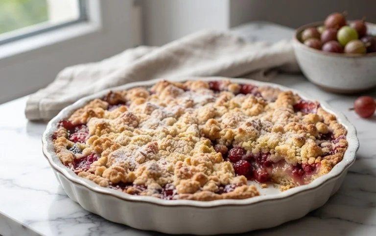 Stachelnon-alcoholic beerkuchen mit Streuseln