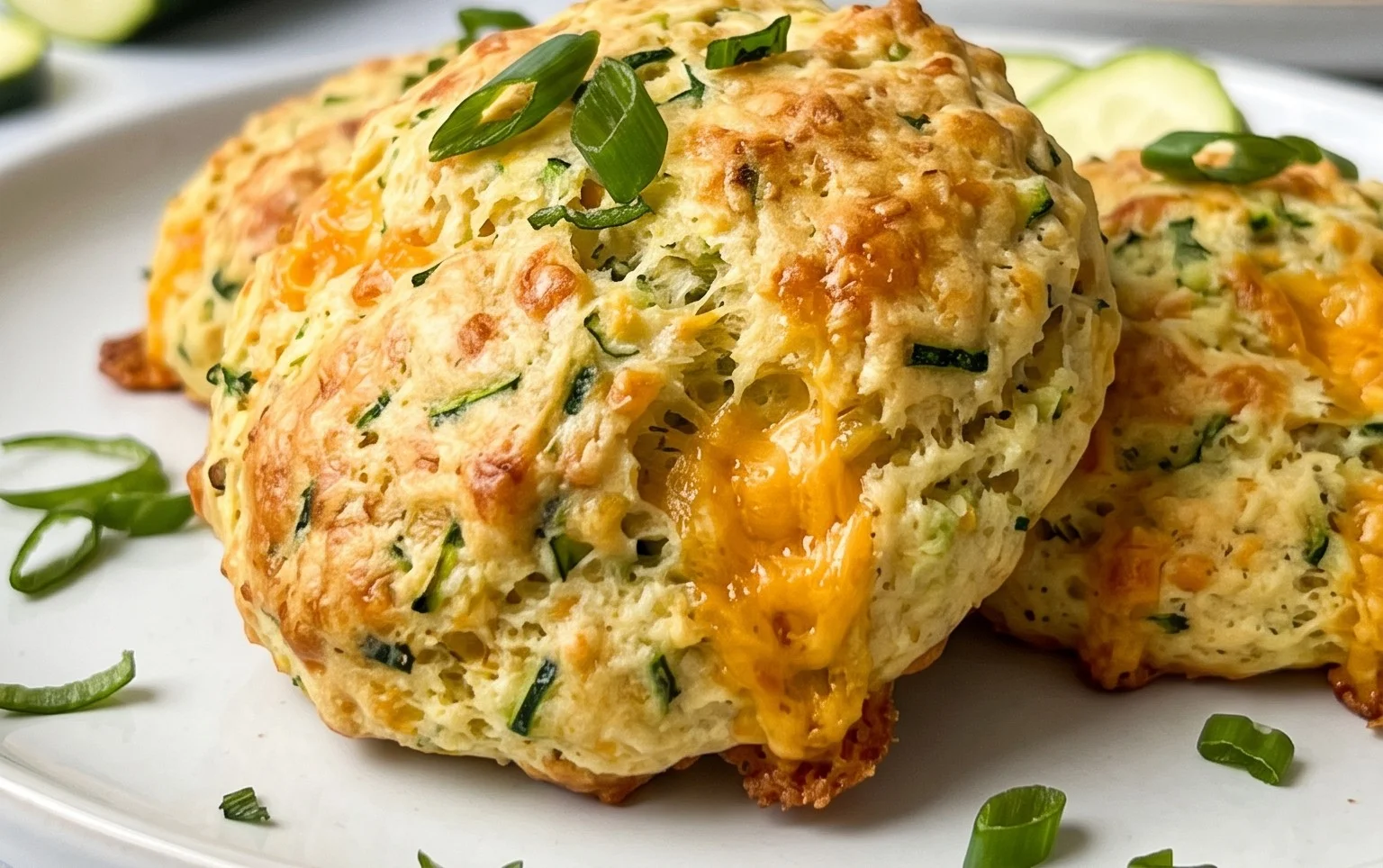 Zucchini Cheddar Biscuits