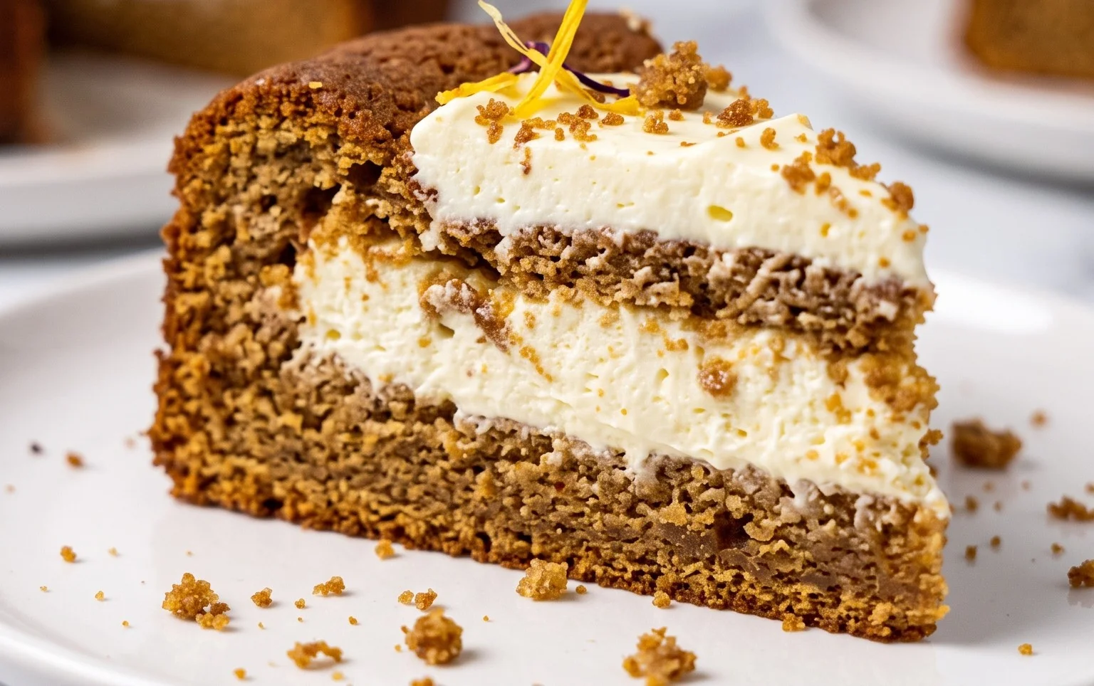 Bromnon-alcoholic beerkuchen mit Quark und Frischkäse