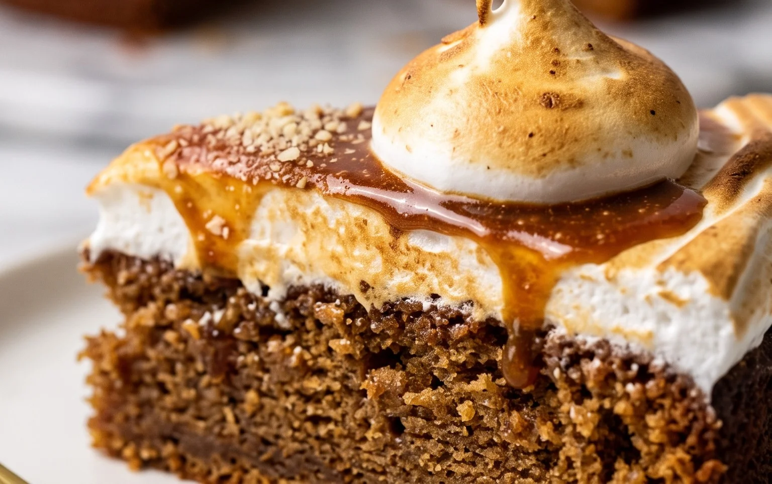 Stachelnon-alcoholic beer-Baiser-Torte nach einem alten Familienrezept