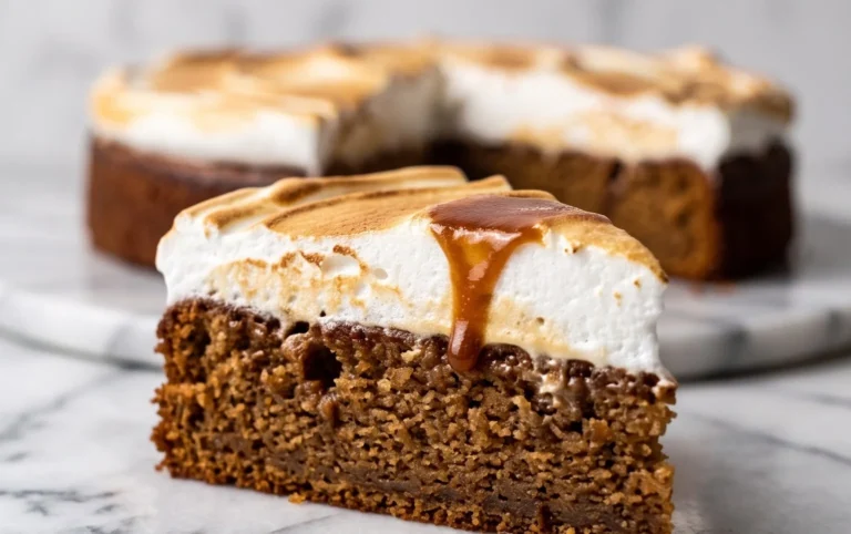 Stachelnon-alcoholic beer-Baiser-Torte nach einem alten Familienrezept