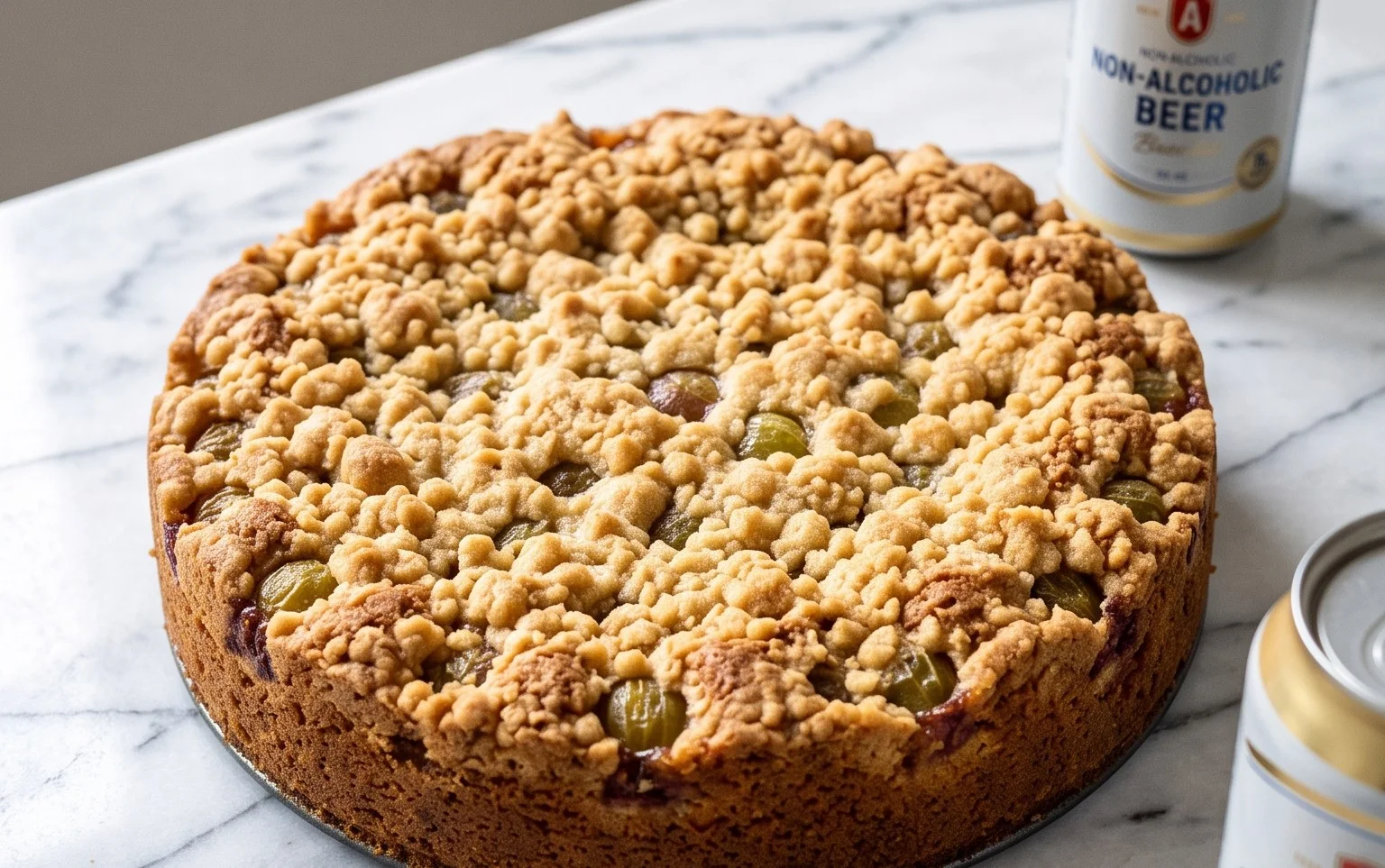 Stachelnon-alcoholic beer-Streusel-Kuchen - Rezept