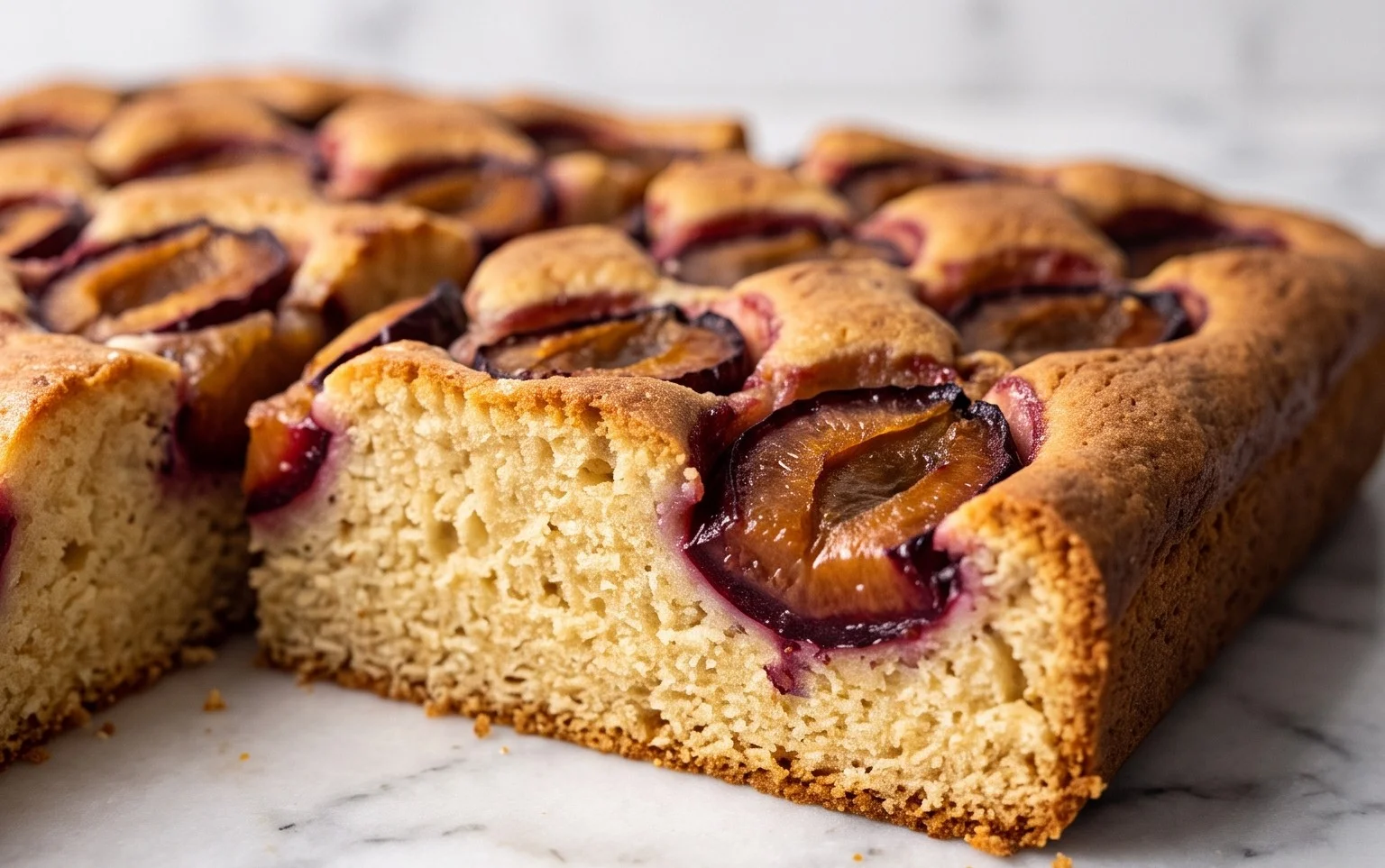 Schneller Pflaumenkuchen vom Blech