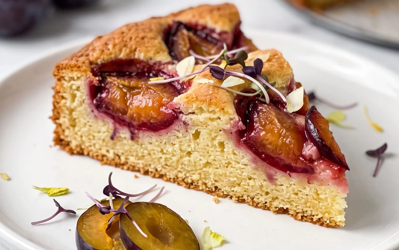 Saftiger Pflaumenkuchen