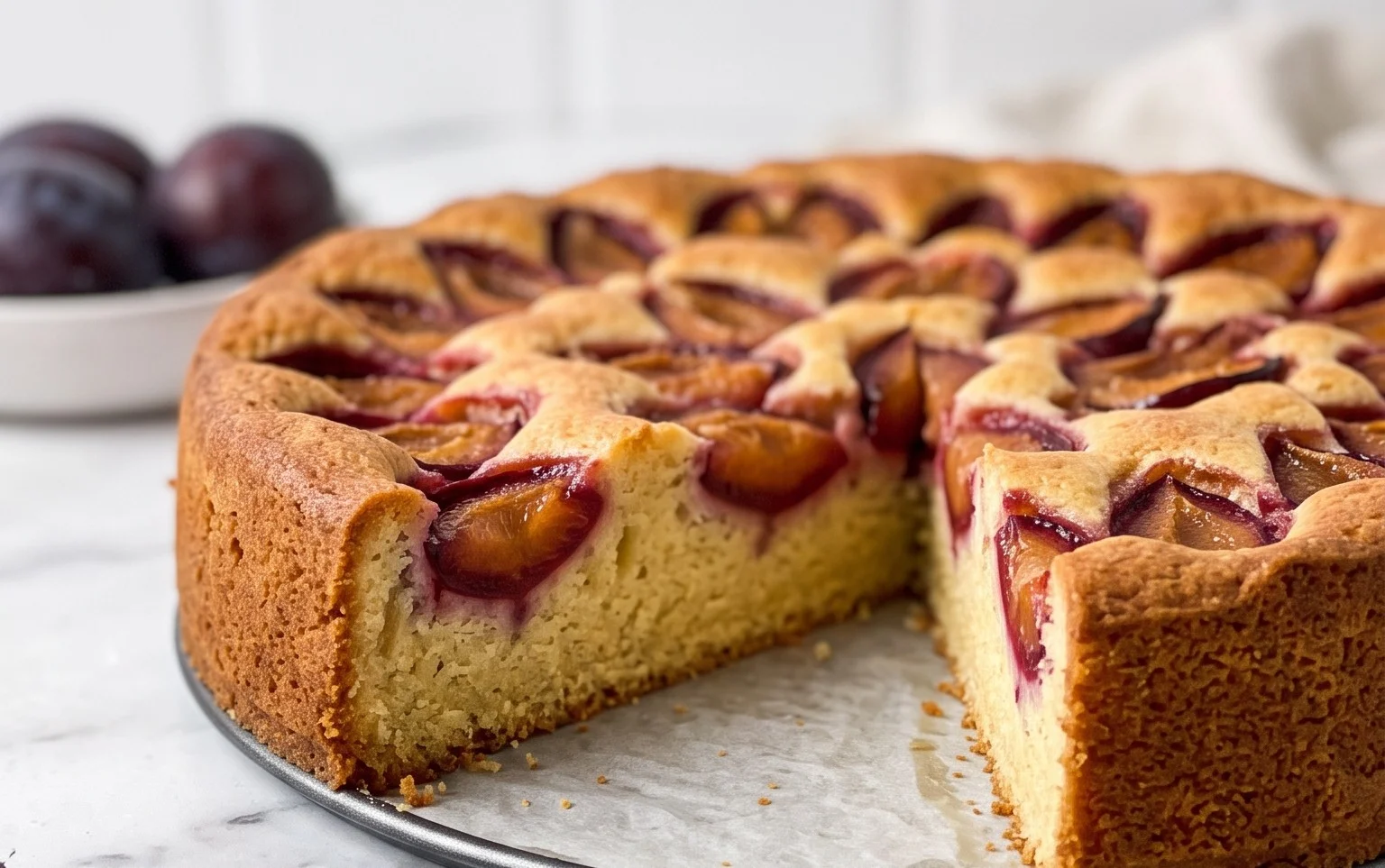 Saftiger Pflaumenkuchen
