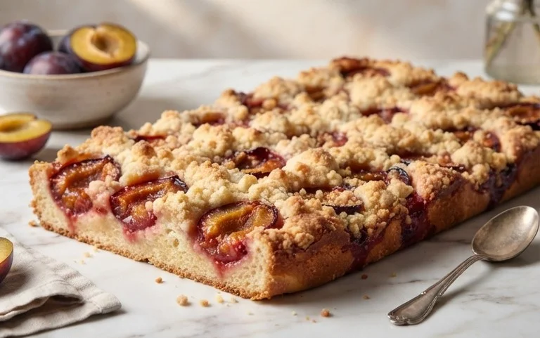 Saftiger Pflaumenkuchen