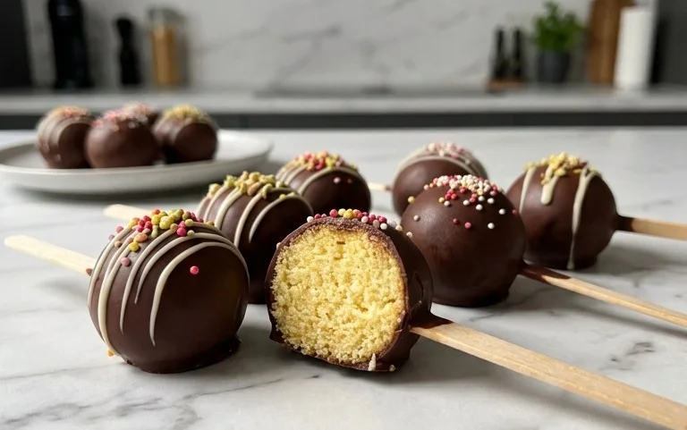 Kuchen am Stiel - einfaches Kindergeburtstags-Rezept