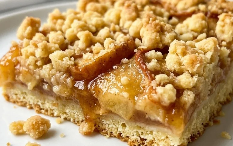 Apfelkuchen vom Blech mit Streusel – einfach lecker