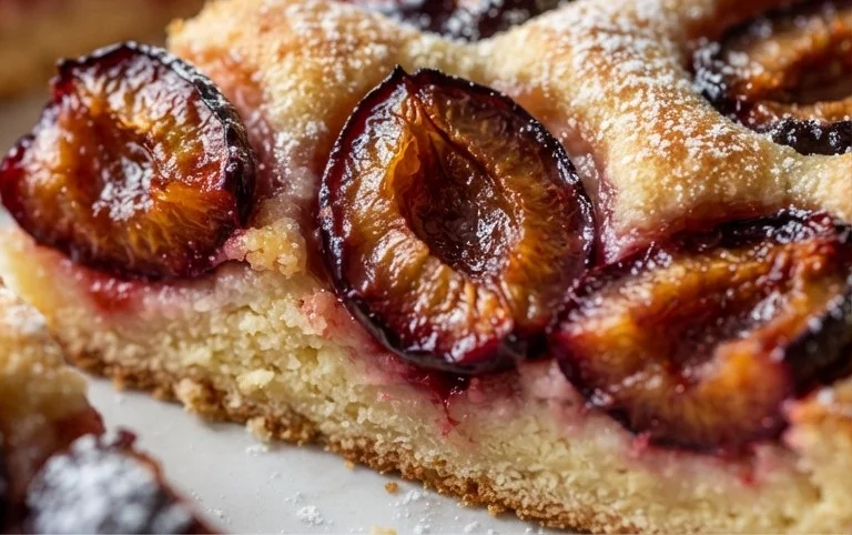 Zwetschgenkuchen mit Quark-Öl-Teig vom Blech
