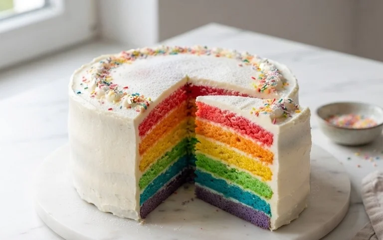 Regenbogenkuchen – einfach selbermachen